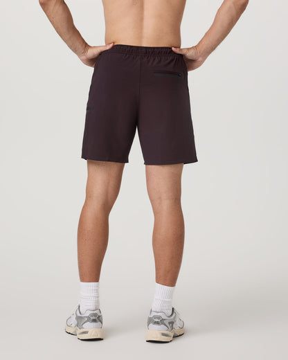 Grafton Short Lined 7" Men's Raisin Training Shorts | Vuori sale - US 3632