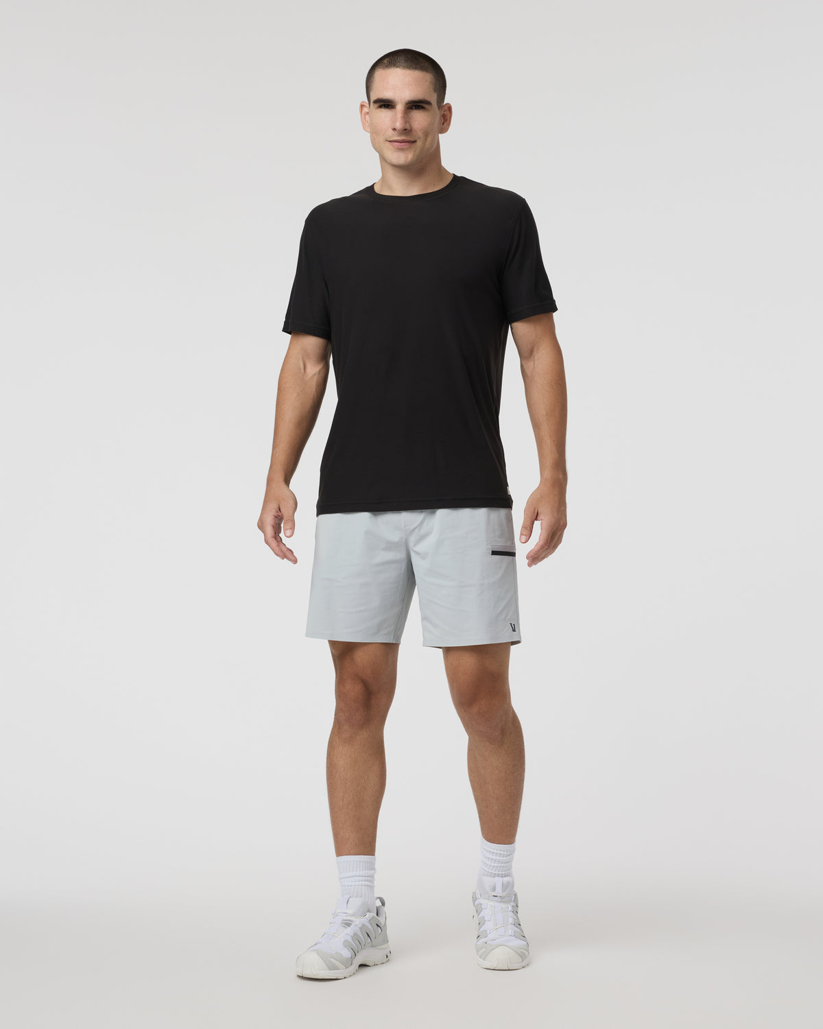 Grafton Short Lined Classic Fit 7" Sky Grey | Vuori for sale - US 6325