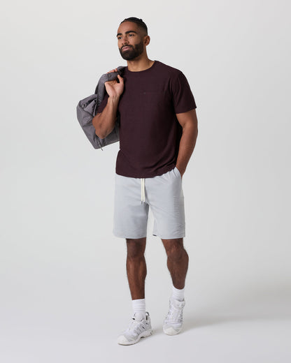 Sunday Performance Utility Short Classic Fit 8" Platinum Heather | Vuori online - US 3542