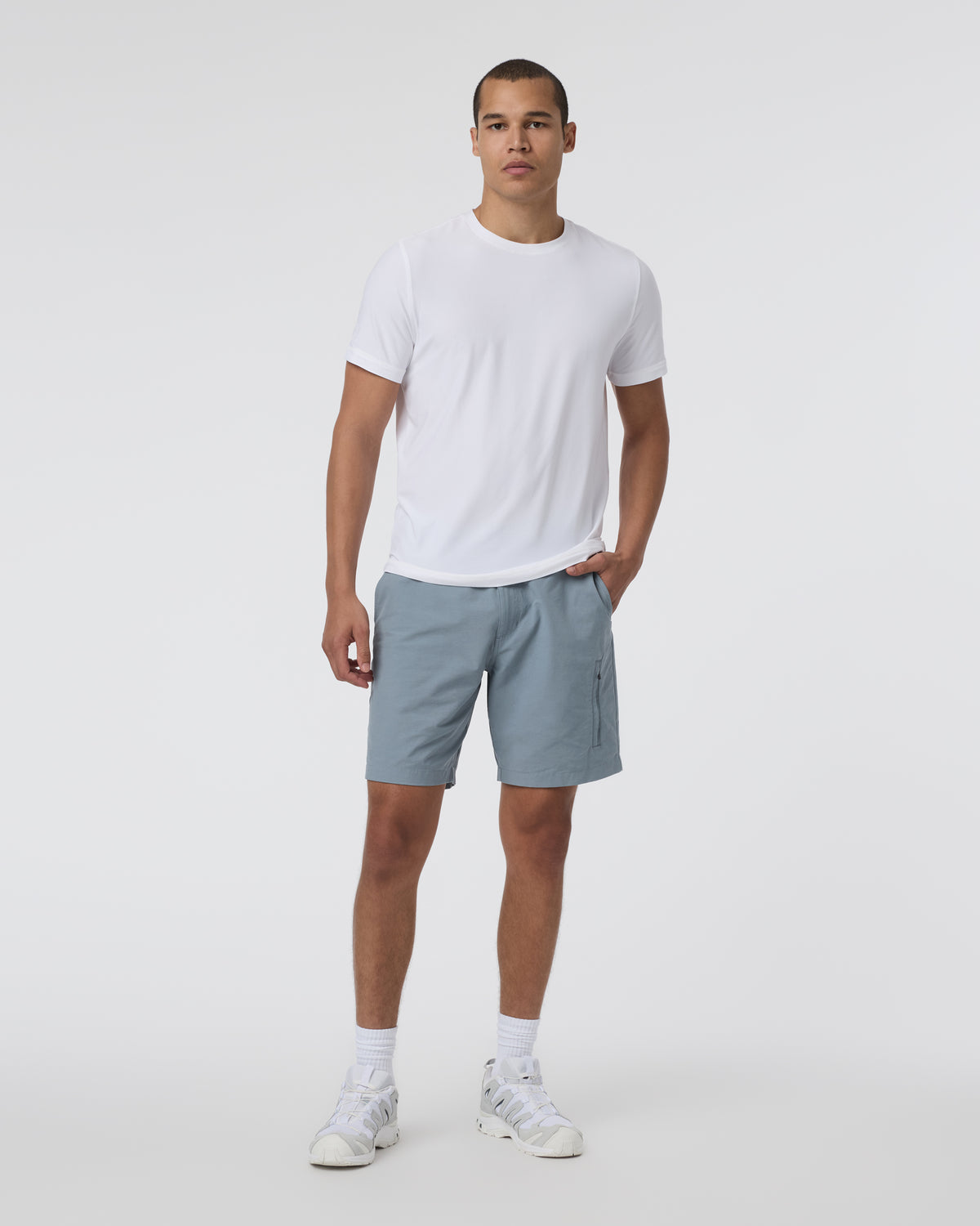 Barren Explorer Short Classic Fit 8" Dusty Blue | Vuori shop - US 2748