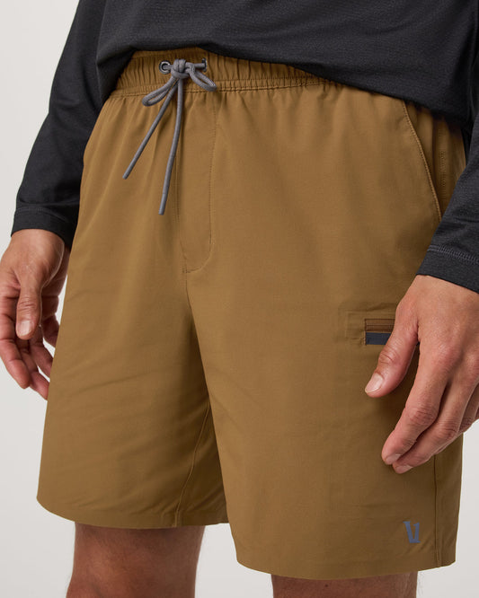 Grafton Short Unlined 7" Men's Rum Training Shorts | Vuori sale - US 5520