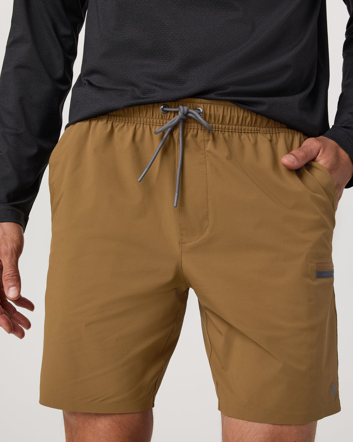Grafton Short Unlined 7" Men's Rum Training Shorts | Vuori sale - US 5520
