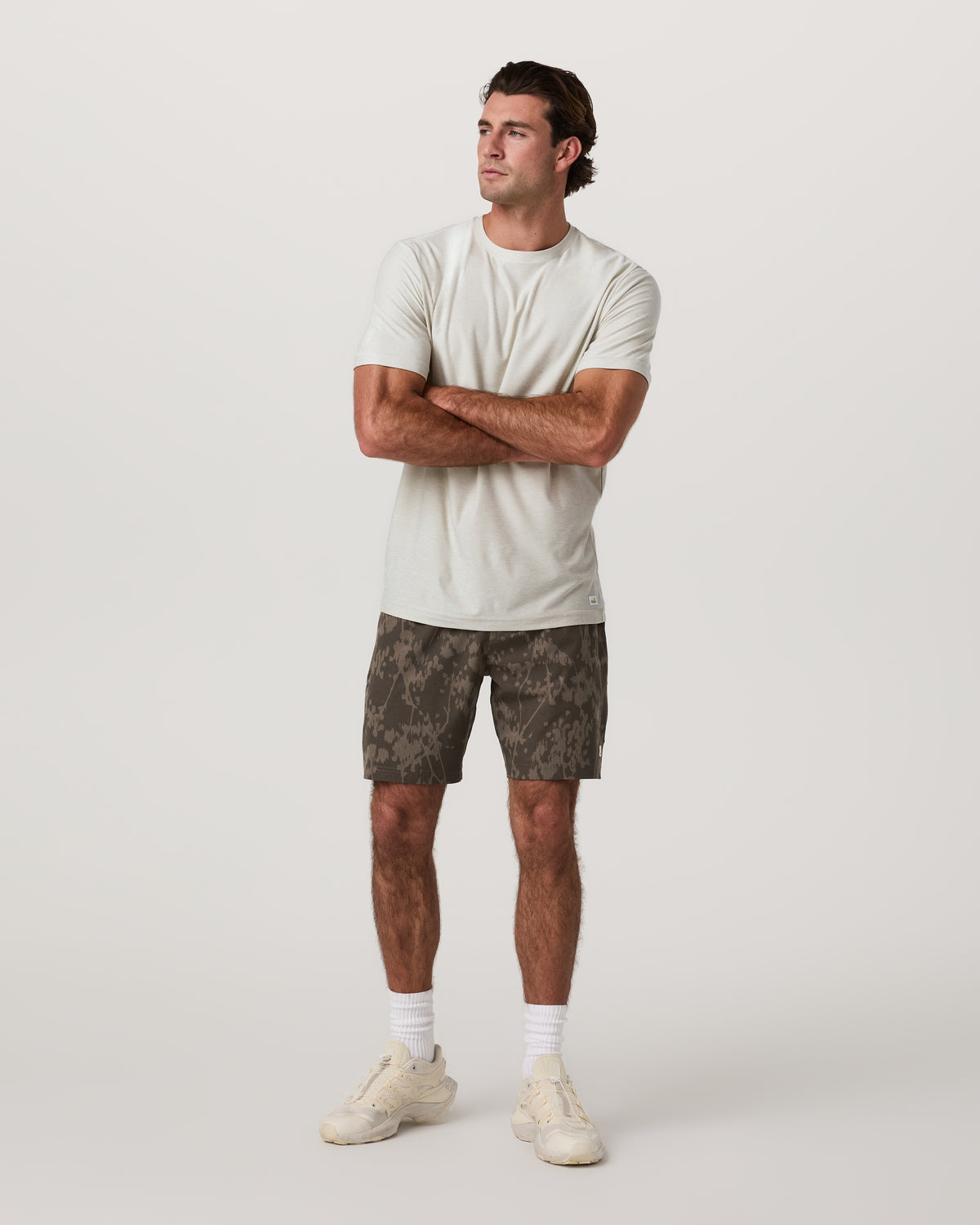 Banks Session Short Unlined 7" Root Earth Linen Texture | Vuori onsale - US 7215