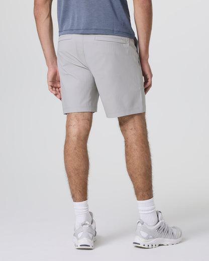 Cascade Crinkle Elastic Waist Short Classic Fit 8" Fog | Vuori outlet - US 5846