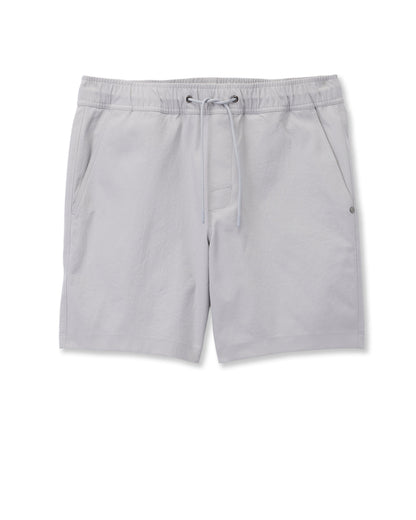 Cascade Crinkle Elastic Waist Short Classic Fit 8" Fog | Vuori outlet - US 5846