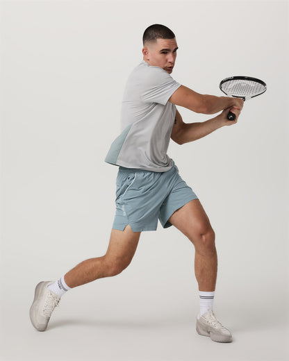 Crosscourt Short Unlined 7" Men's Mist Tennis Shorts | Vuori sale - US 2155