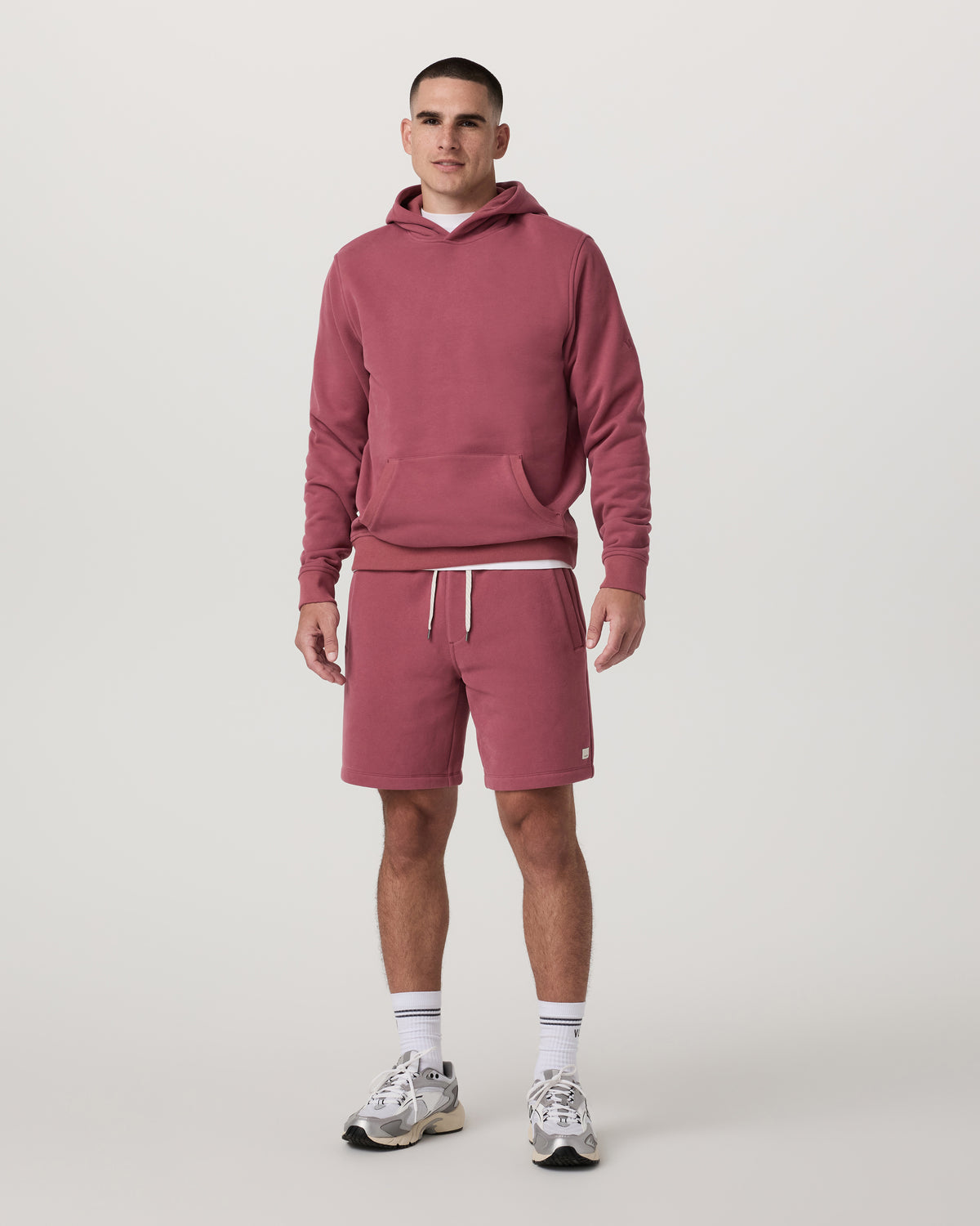 Seaside Short 8" Relaxed Men's Berry Lounge Shorts | Vuori onsale - US 8692