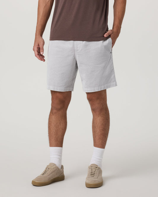 Optimist Elastic Waist Short 8" Men's Amethyst Grey Short | Vuori online - US 7040