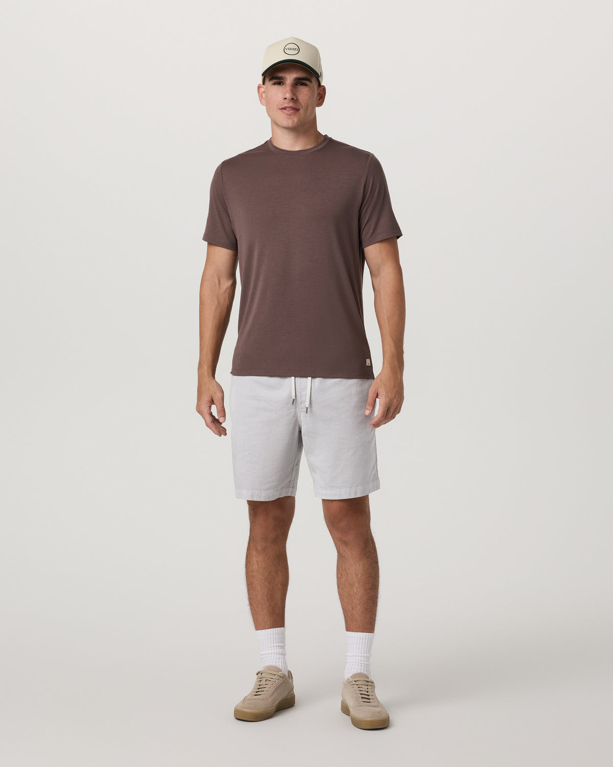 Optimist Elastic Waist Short 8" Men's Amethyst Grey Short | Vuori online - US 7040