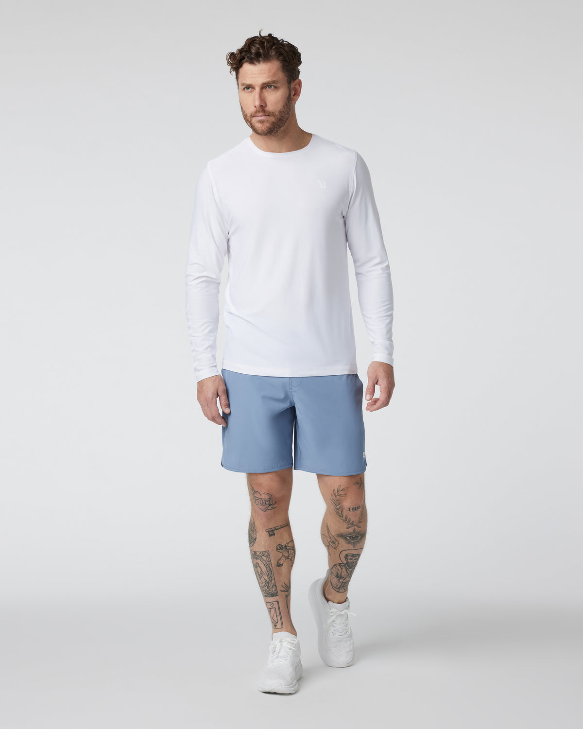 Banks Short Men's Chambray Athletic Shorts | Vuori discount - US 1352