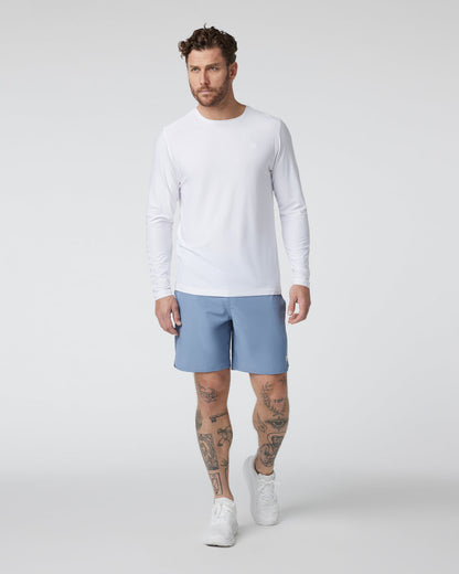 Banks Short Men's Chambray Athletic Shorts | Vuori discount - US 1352