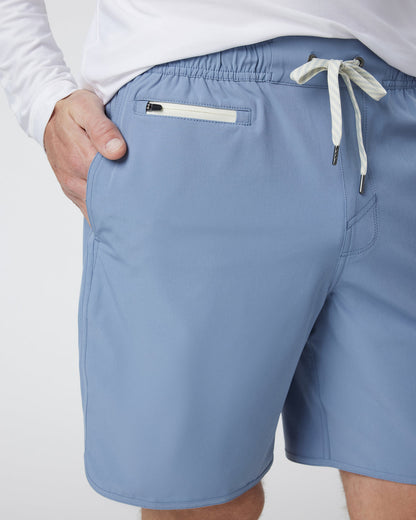 Banks Short Men's Chambray Athletic Shorts | Vuori discount - US 1352
