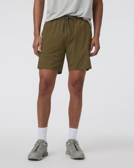 Grafton Short Unlined Classic Fit 7" Moss Green | Vuori sale - US 4221