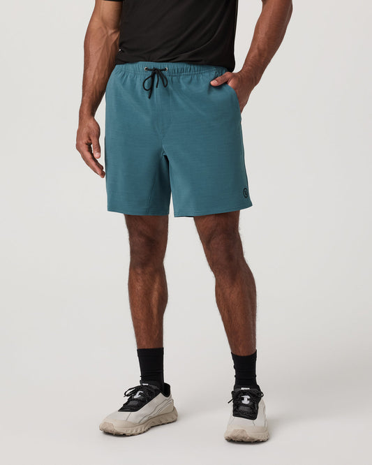 Elevate Kore Short Unlined 7" Men's Light Deep Sea | Vuori onsale - US 8314