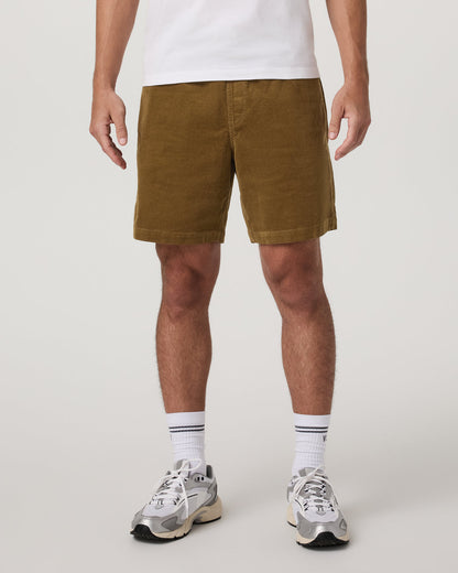 Optimist Elastic Waist Short 8" Men's Rum Relaxed Shorts | Vuori for sale - US 6596