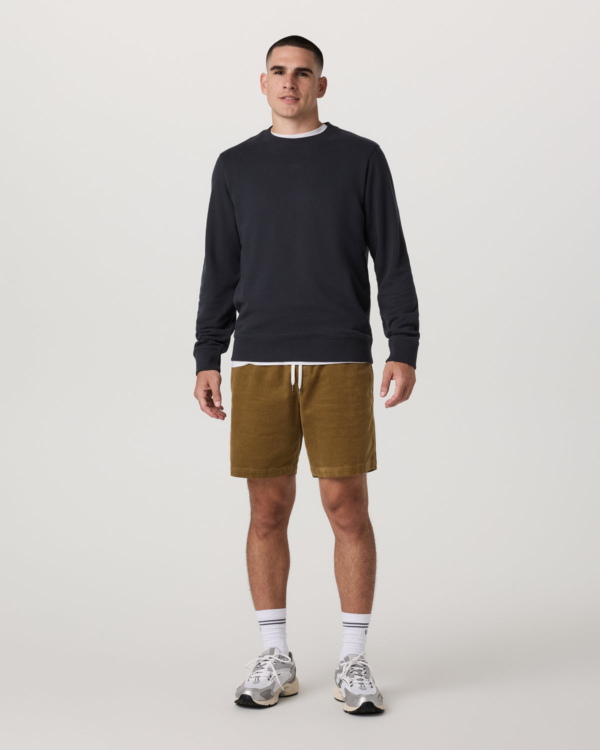 Optimist Elastic Waist Short 8" Men's Rum Relaxed Shorts | Vuori for sale - US 6596
