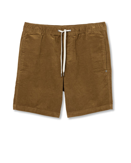Optimist Elastic Waist Short 8" Men's Rum Relaxed Shorts | Vuori for sale - US 6596