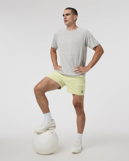 Kore Short 5" Pale Citron Athletic Shorts | Vuori discount - US 2002
