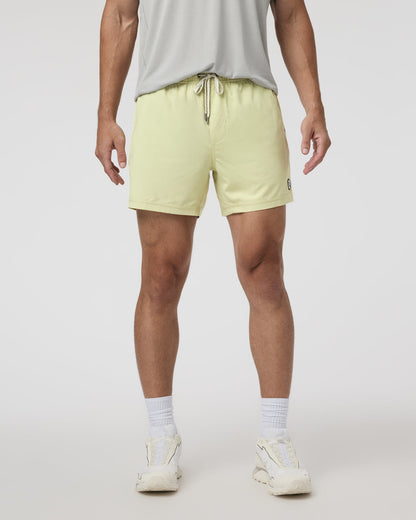 Kore Short 5" Pale Citron Athletic Shorts | Vuori discount - US 2002