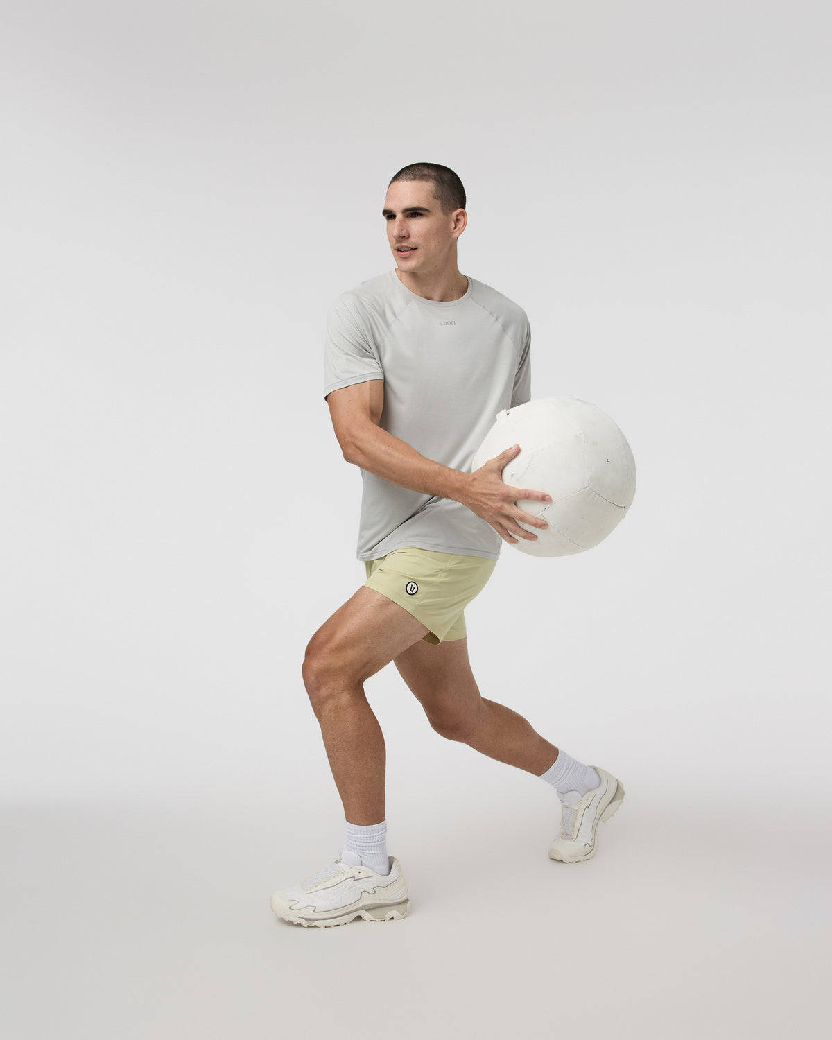 Kore Short 5" Pale Citron Athletic Shorts | Vuori discount - US 2002
