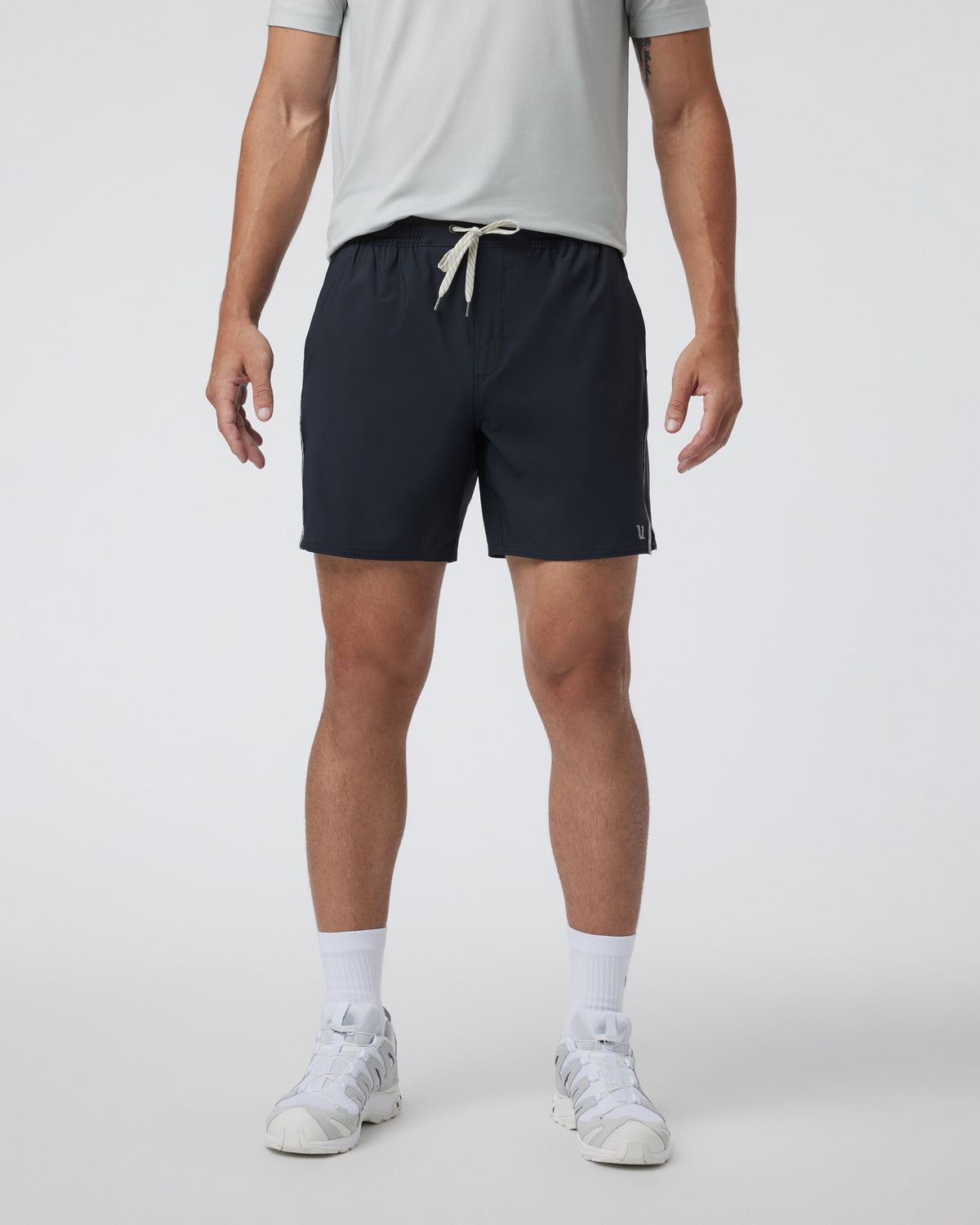 Trail Short 2.0 Black/Heather Grey Running Shorts | Vuori outlet - US 3788