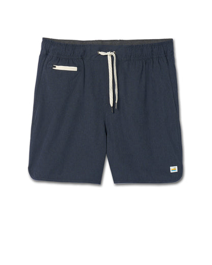 Banks Short 5" Navy Linen Texture Athletic Shorts | Vuori sale - US 2674