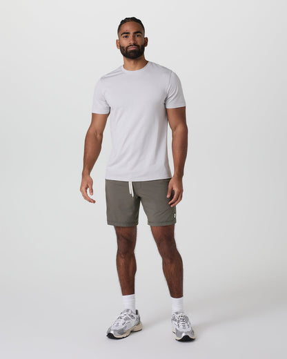 Kore Short Lined 7" Men's Warm Grey Athletic Shorts | Vuori outlet - US 5203
