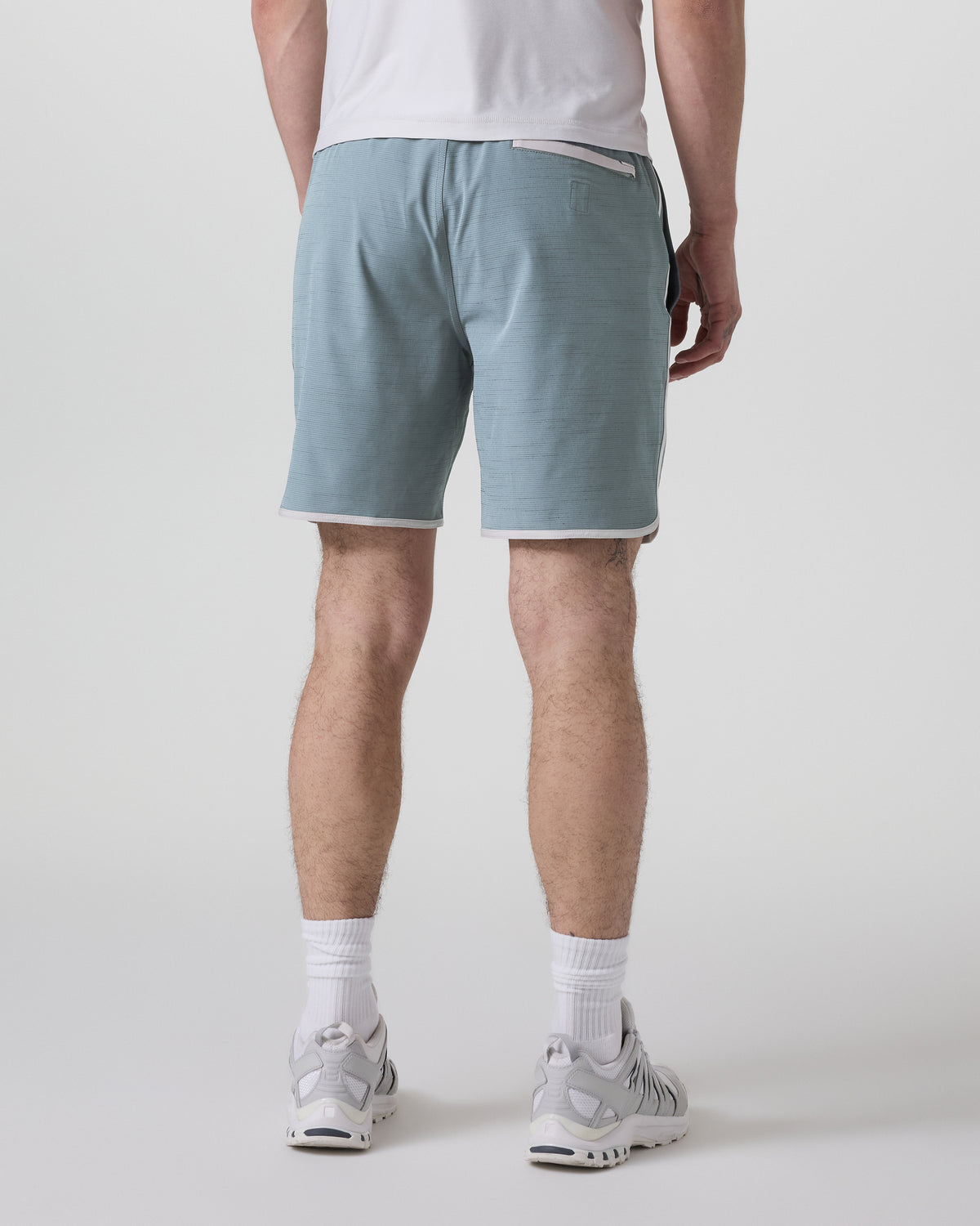 Banks Short Dusty Blue Slub Stripe Athletic Shorts | Vuori sale - US 2197