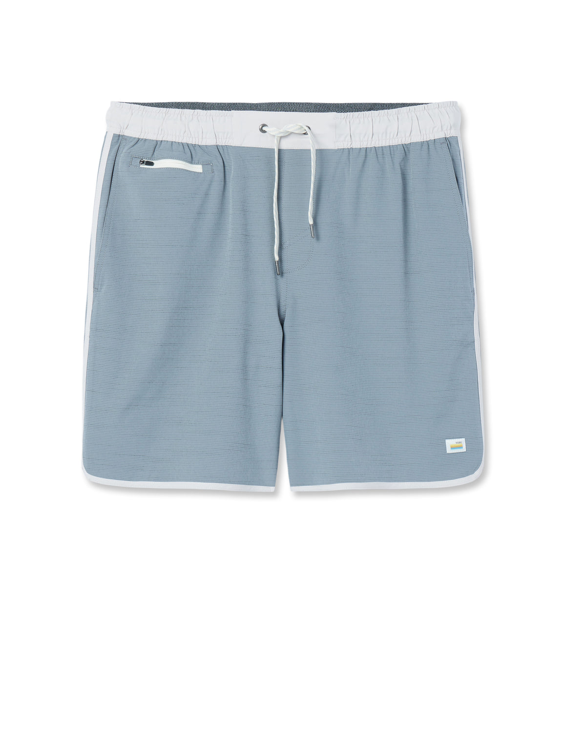 Banks Short Dusty Blue Slub Stripe Athletic Shorts | Vuori sale - US 2197