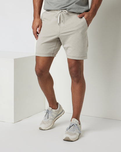 Ponto Short Men's Dark Salt Heather Jogger Shorts | Vuori onsale - US 1097