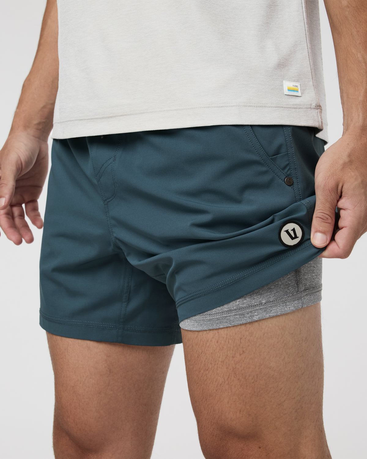 Kore Short Lined 5" Light Deep Sea Athletic Shorts | Vuori online - US 9518
