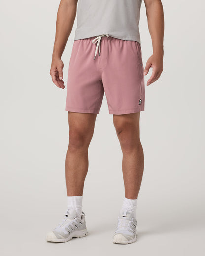 Kore Short Unlined 7" Men's Summer Red Athletic Fit Shorts | Vuori discount - US 7144