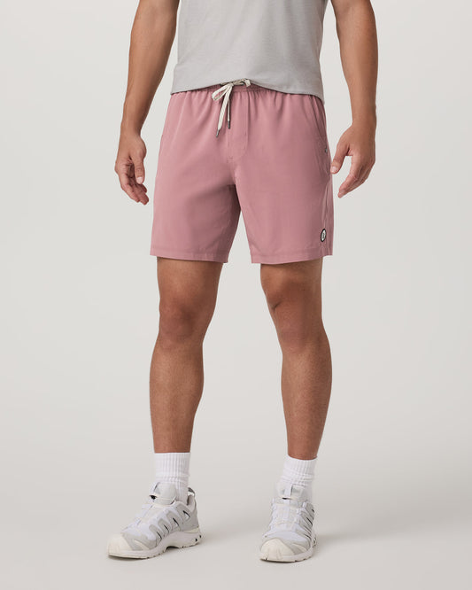 Kore Short Unlined 7" Men's Summer Red Athletic Fit Shorts | Vuori discount - US 7144
