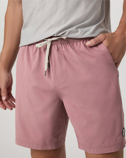 Kore Short Unlined 7" Men's Summer Red Athletic Fit Shorts | Vuori discount - US 7144