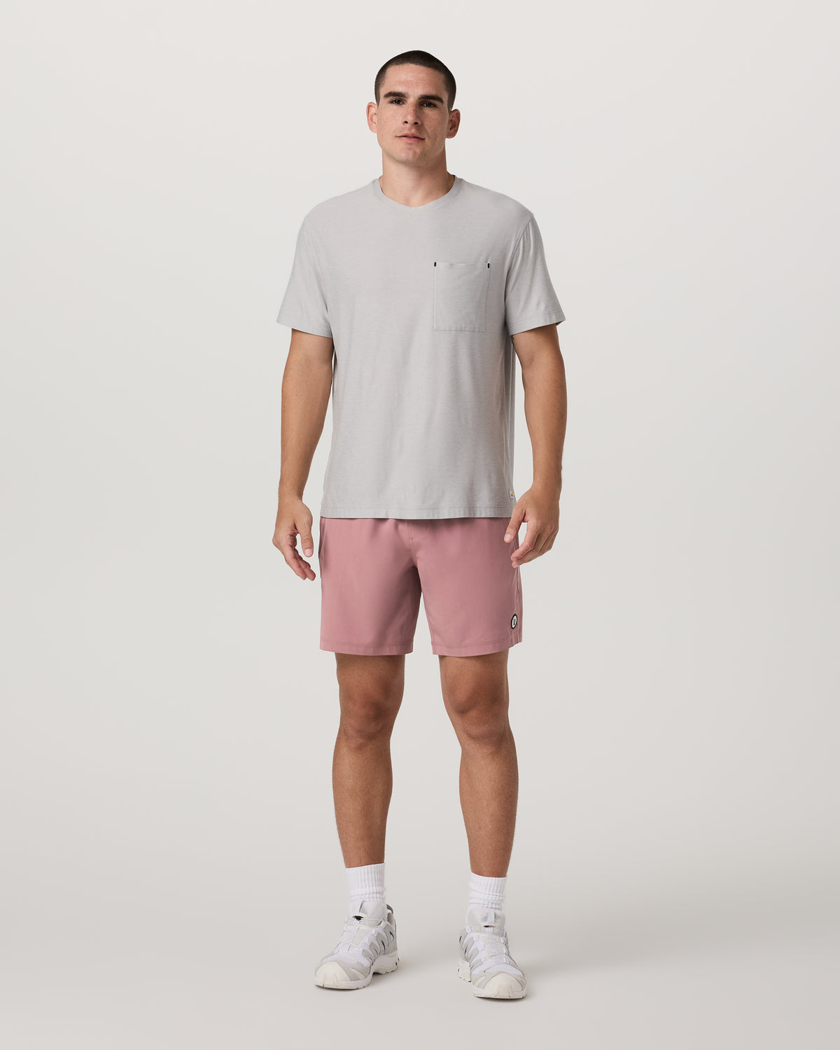 Kore Short Unlined 7" Men's Summer Red Athletic Fit Shorts | Vuori discount - US 7144