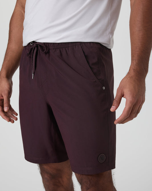 Kore Short Lined 9" Raisin Tonal Athletic Shorts | Vuori sale - US 2454