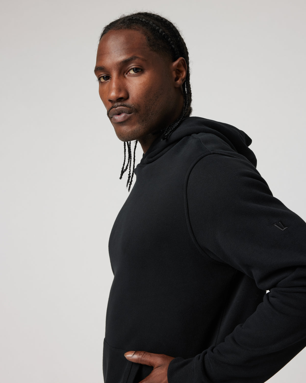 Seaside Pullover Hoodie Men's Black Fleece Hoodie | Vuori discount - US 8670