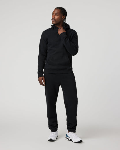 Seaside Pullover Hoodie Men's Black Fleece Hoodie | Vuori discount - US 8670
