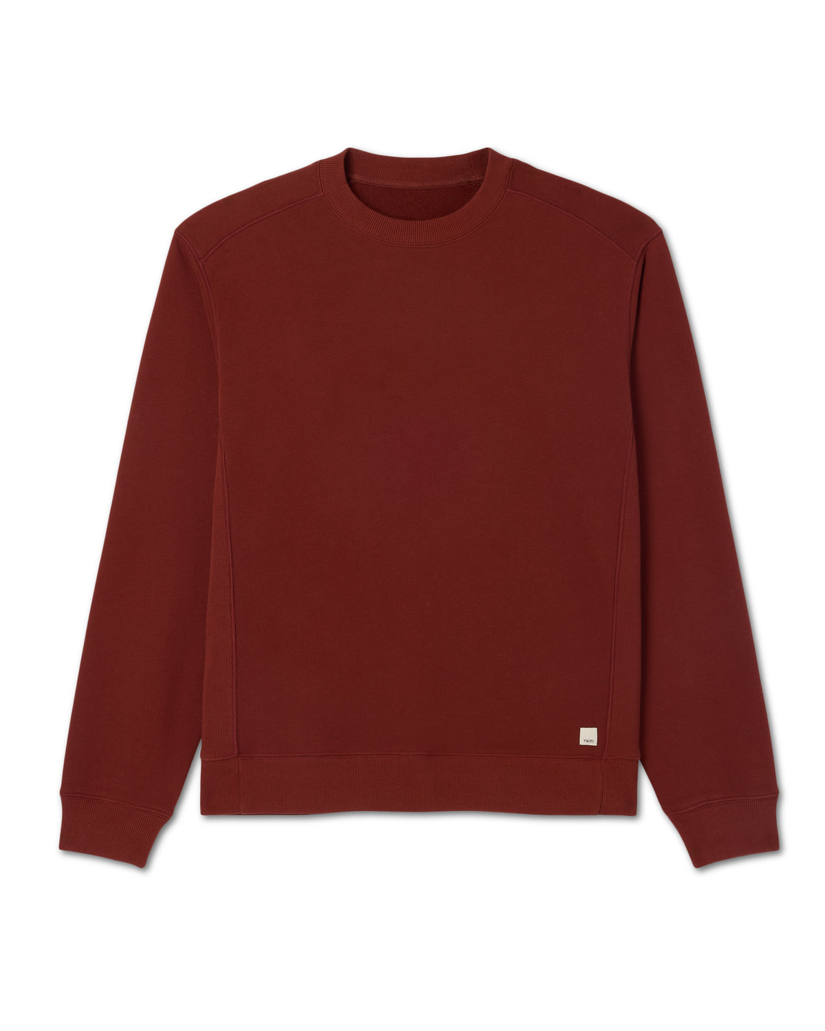 Cypress Vintage Crew Men's Firebrick Fleece Pullover | Vuori outlet - US 8509