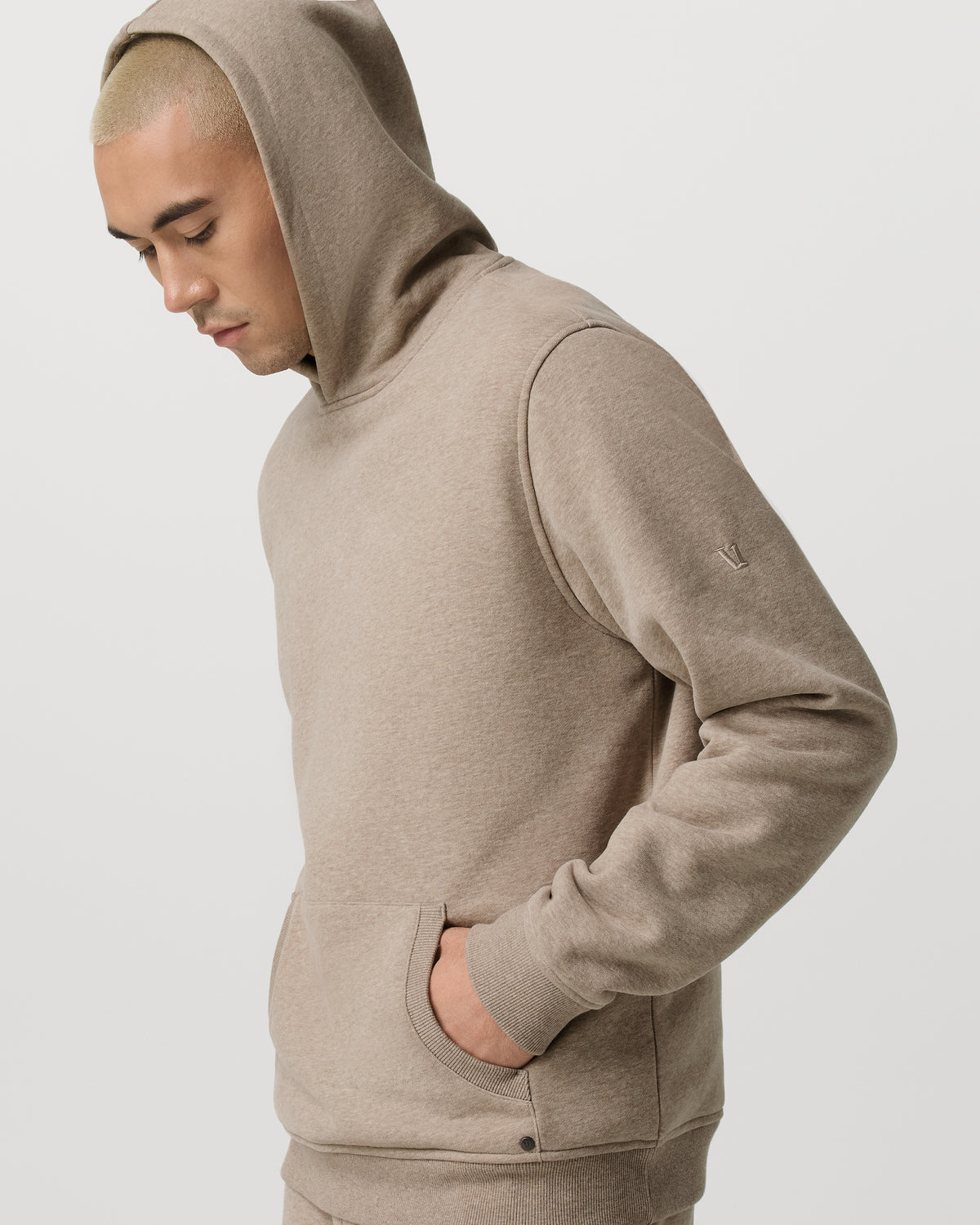 Seaside Pullover Hoodie Men's Acorn Heather Hoodie | Vuori discount - US 6909