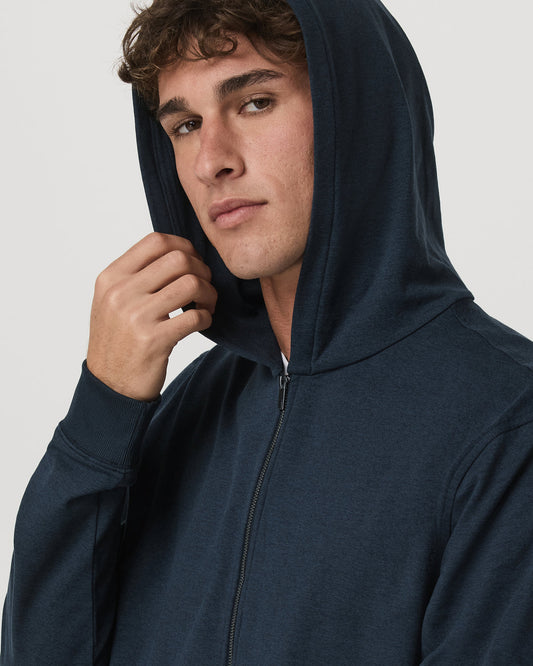 Coronado Full Zip Hoodie 2.0 Men's Midnight Heather Jacket | Vuori shop - US 4299