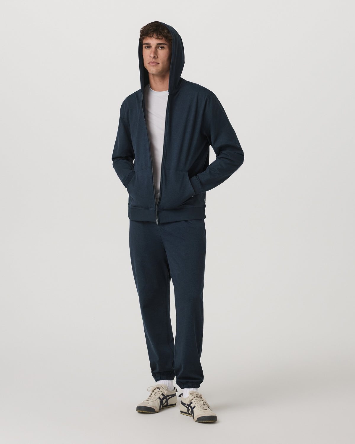 Coronado Full Zip Hoodie 2.0 Men's Midnight Heather Jacket | Vuori shop - US 4299