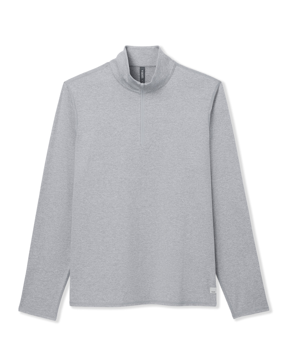 Ponto Half Zip Mock Neck Light Heather Grey | Vuori sale - US 1890
