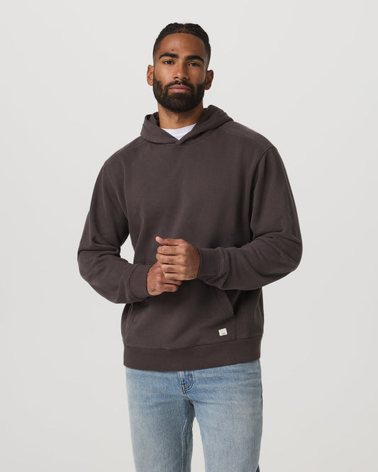 Cypress Vintage Hoodie Men's Soot Pullover Hoodie | Vuori onsale - US 6332