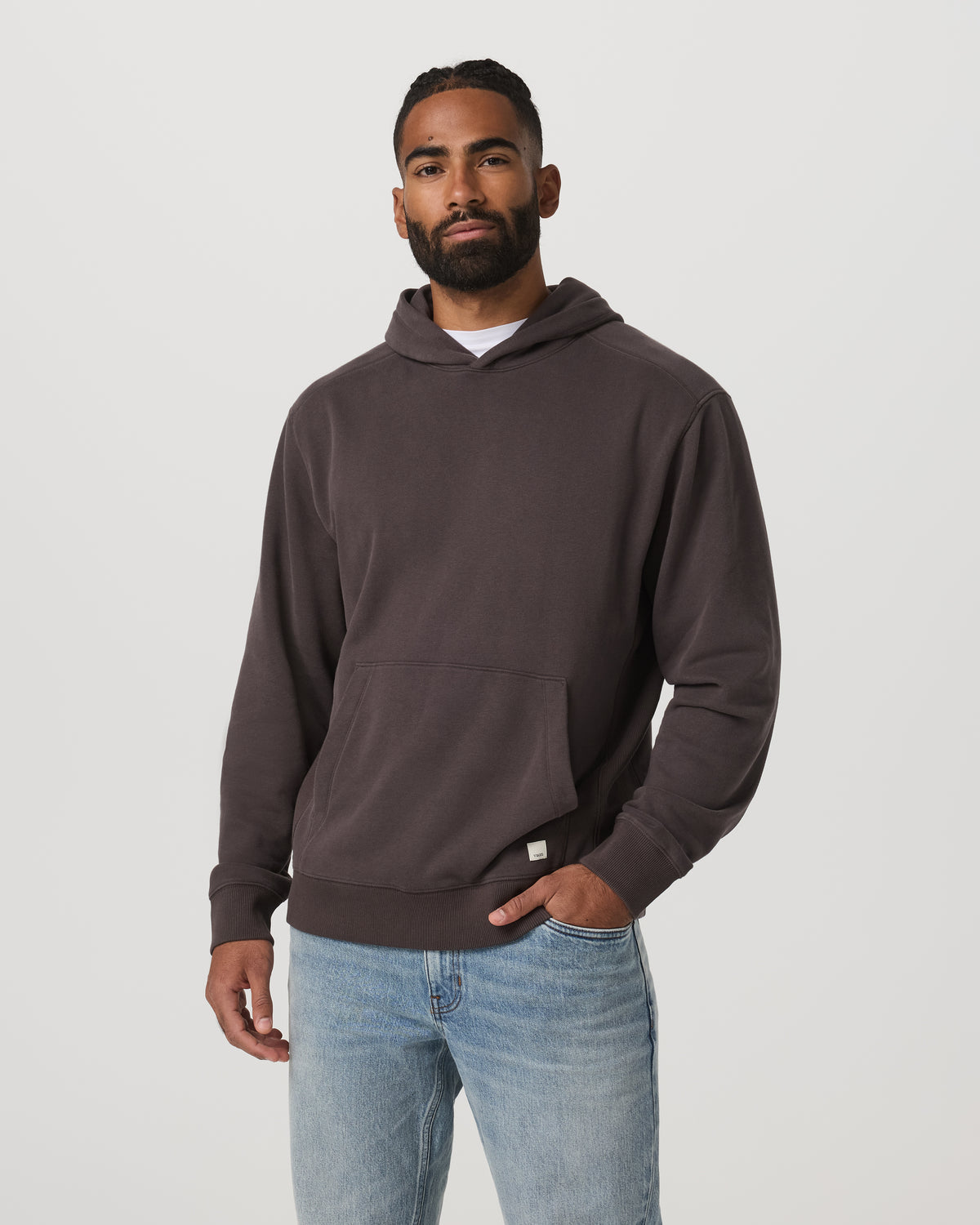 Cypress Vintage Hoodie Men's Soot Pullover Hoodie | Vuori onsale - US 6332