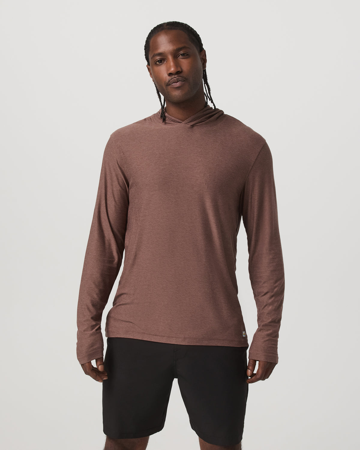Strato Tech Hoodie Men's Sable Heather Hoodie | Vuori online - US 6526