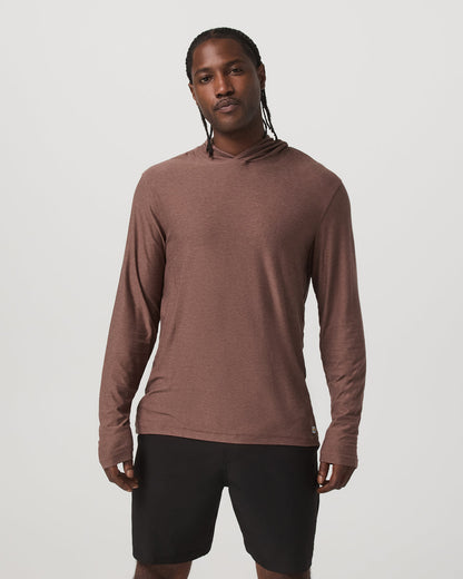 Strato Tech Hoodie Men's Sable Heather Hoodie | Vuori online - US 6526