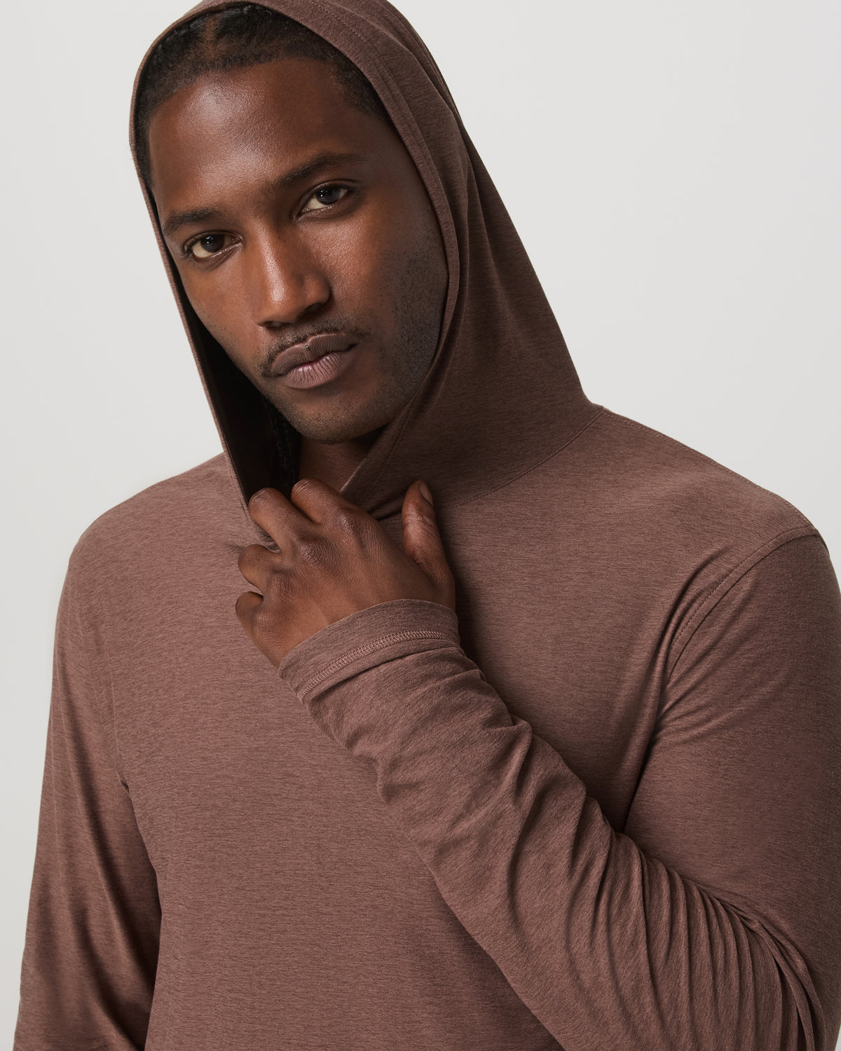 Strato Tech Hoodie Men's Sable Heather Hoodie | Vuori online - US 6526