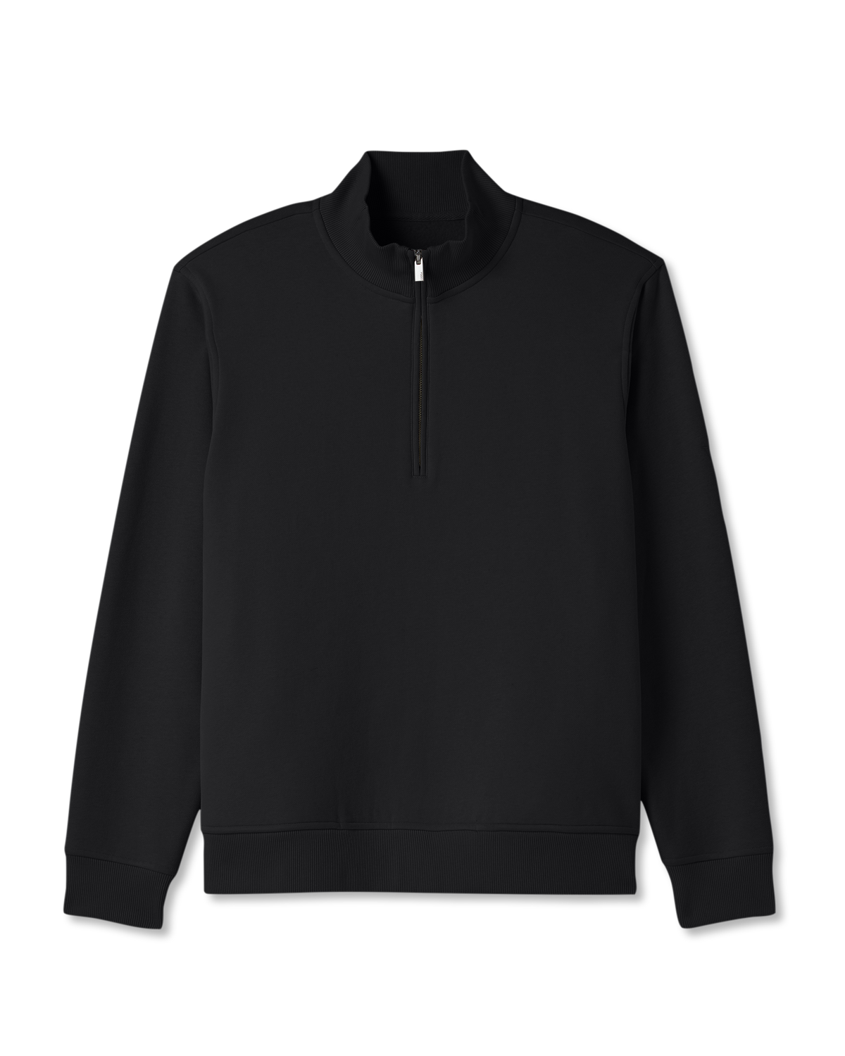 Seaside 1/2 Zip Classic Men's Black Pullover | Vuori discount - US 5095