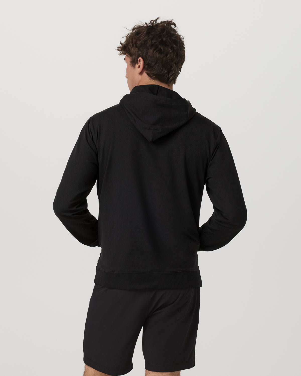 Coronado Full Zip Hoodie 2.0 Men's Black Heather Jacket | Vuori outlet - US 8908
